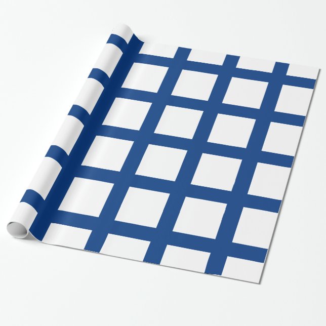 Flag of Finland Wrapping Paper (Unrolled)