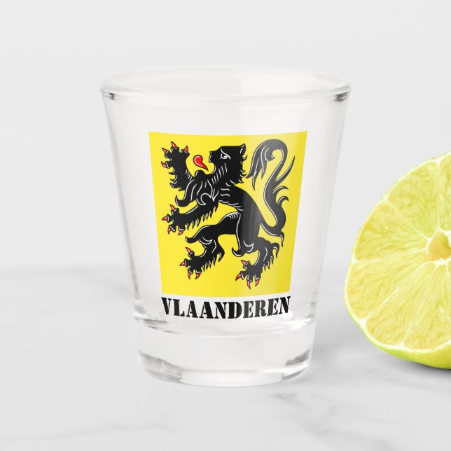 Flag of Flanders Shot Glass (Front)