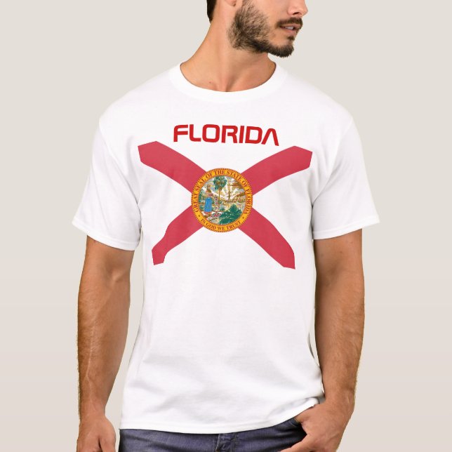 Flag_of_Florida_svg, FLORIDA T-Shirt (Front)