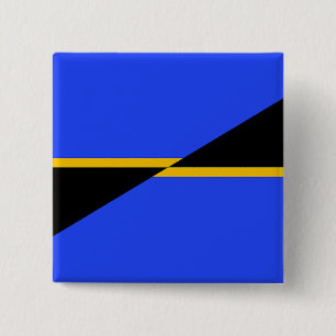 Flag of Folsom, California 15 Cm Square Badge