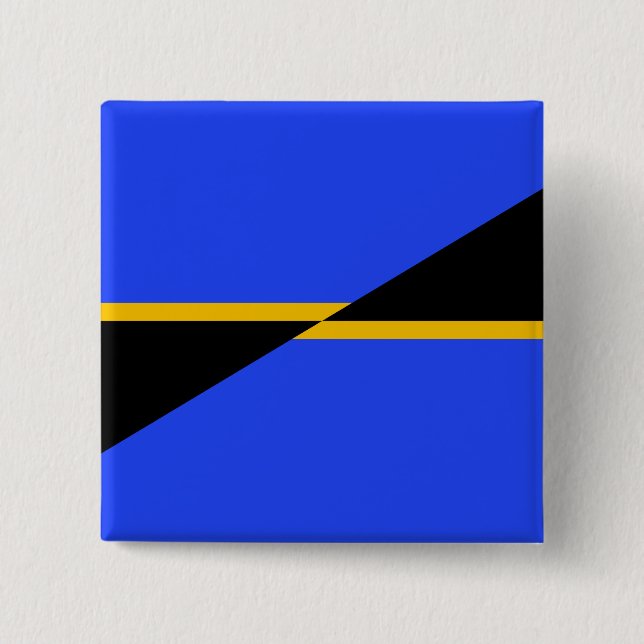 Flag of Folsom, California 15 Cm Square Badge (Front)