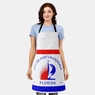 Flag of Fort Lauderdale, Florida Apron