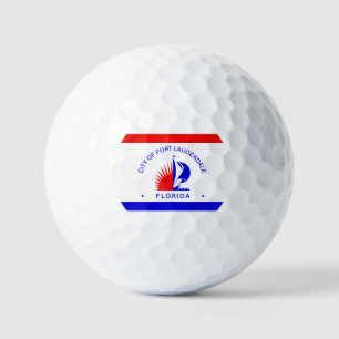Flag of Fort Lauderdale, Florida Golf Balls