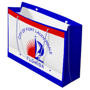 Flag of Fort Lauderdale, Florida Large Gift Bag