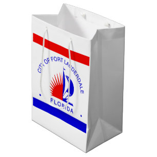 Flag of Fort Lauderdale, Florida Medium Gift Bag