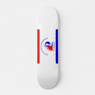 Flag of Fort Lauderdale, Florida Skateboard