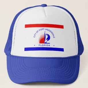 Flag of Fort Lauderdale, Florida Trucker Hat