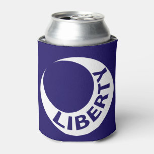 Flag of Fort Moultrie, South Carolina Can Cooler
