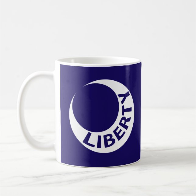 Flag of Fort Moultrie, South Carolina Coffee Mug (Left)