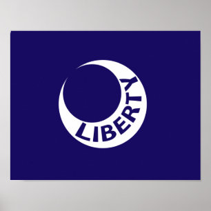 Flag of Fort Moultrie, South Carolina Poster