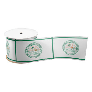 Flag of Fort Pembroke Pines, Florida Satin Ribbon