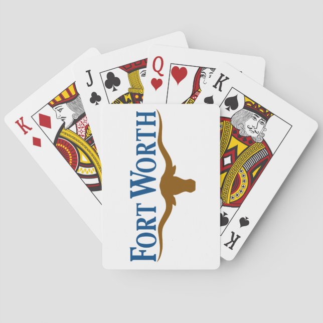 Flag of Fort Worth (Texas) Playing Cards (Back)