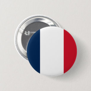 Flag of France 6 Cm Round Badge