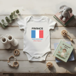 Flag of France Baby Bodysuit