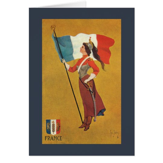 Flag of France Card