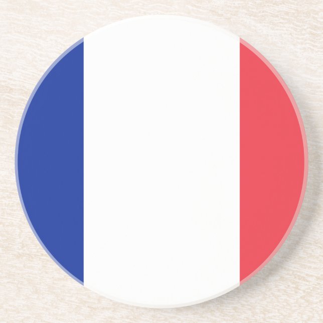 Flag of France Coaster (Front)