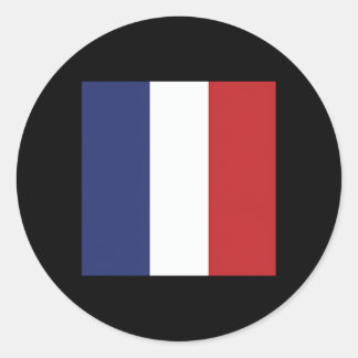 Flag Of France French Flag France Classic Round Sticker