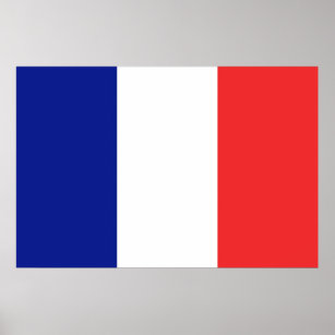 Flag of France French Tricolore large Poster