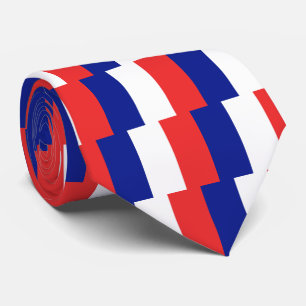 Flag of France French Tricolore Tie