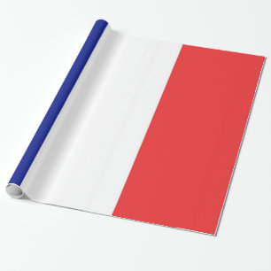 Flag of France French Tricolore Wrapping Paper