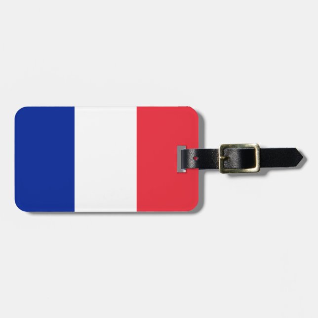 Flag of France Luggage Tag (Front Horizontal)