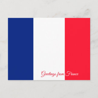 Flag of France Postcard
