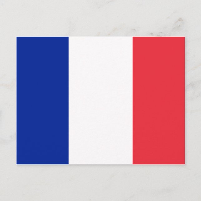 Flag of France Postcard (Front)