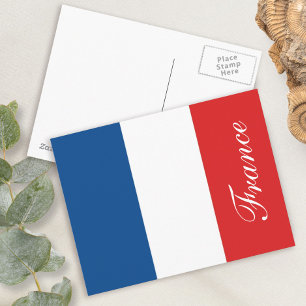 Flag of France Postcard
