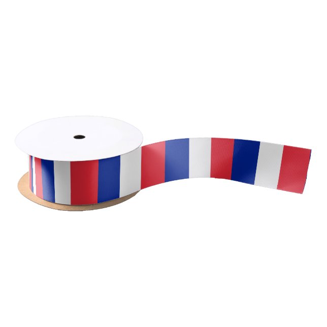 Flag of France ribbon Satin Ribbon (Spool)