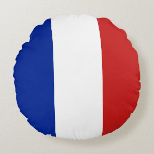 Flag of France Round Cushion