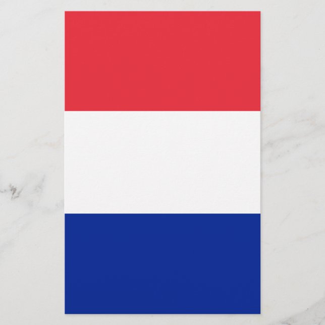 Flag of France Stationery (Front)