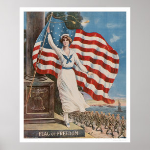 Flag of Freedom Poster