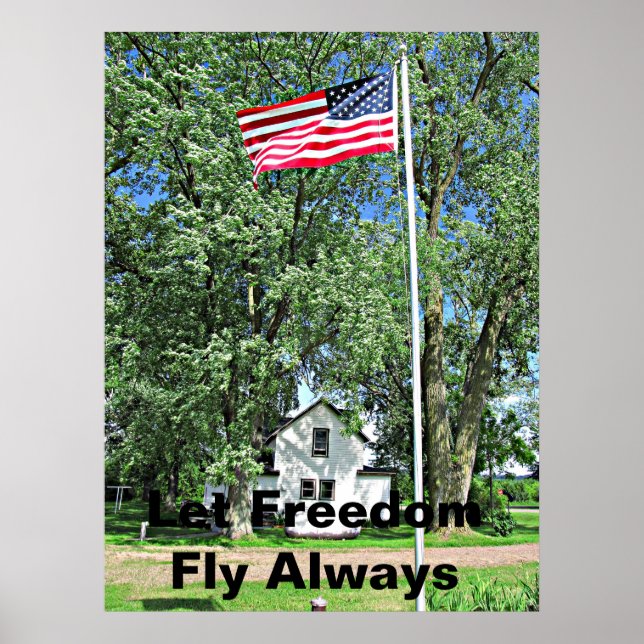 Flag of Freedom Poster (Front)