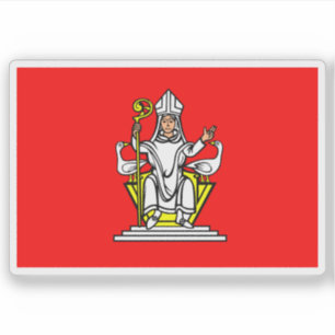 Flag of Frenštát pod Radhoštěm, Czech Republic