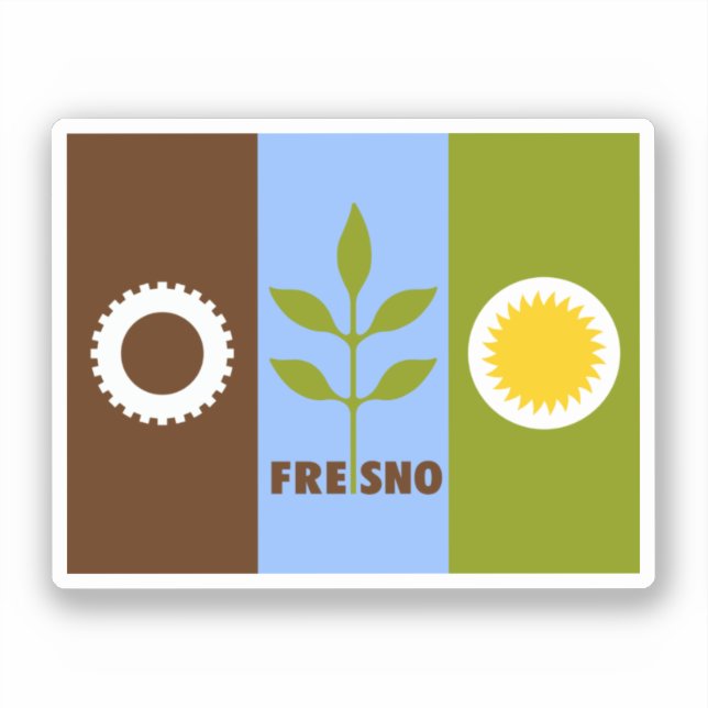 Flag of Fresno, California (Front)