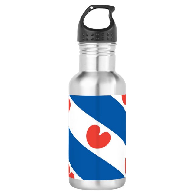 Flag of Friesland 532 Ml Water Bottle (Front)