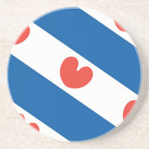 Flag of Friesland Coaster