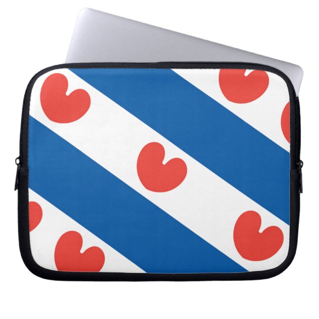 Flag of Friesland Laptop Sleeve (Front)
