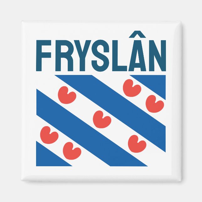 Flag of Friesland Magnet (Front)