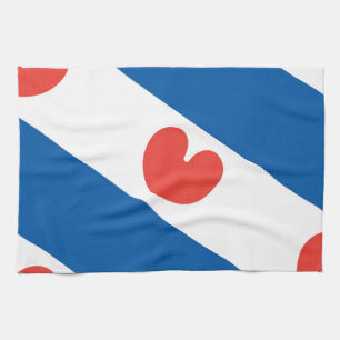 Flag of Friesland Tea Towel
