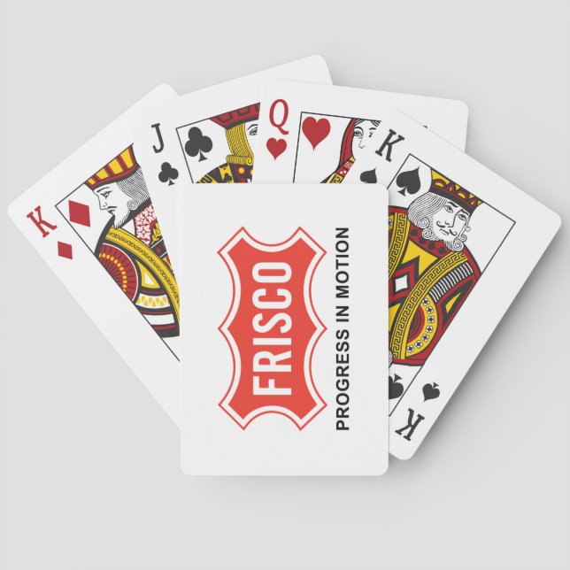 Flag of Frisco (Texas City) Playing Cards (Back)