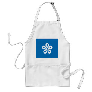 Flag of Fukuoka Prefecture, Japan Standard Apron