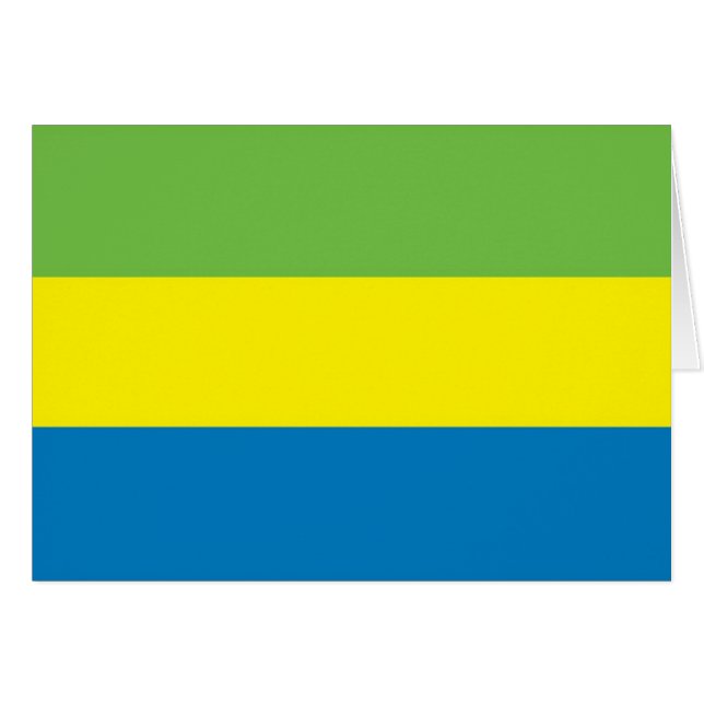 Flag of Gabon (Front Horizontal)