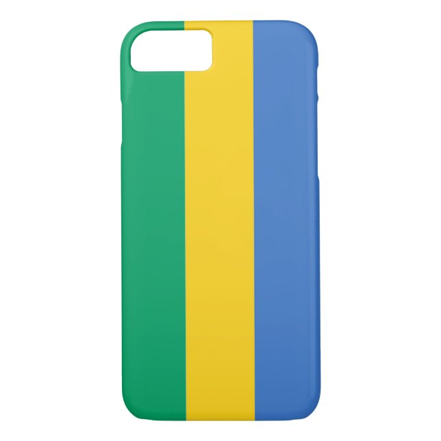 Flag of Gabon Case-Mate iPhone Case (Back)
