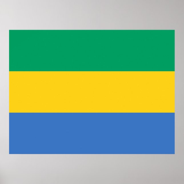 Flag of Gabon Poster (Front)