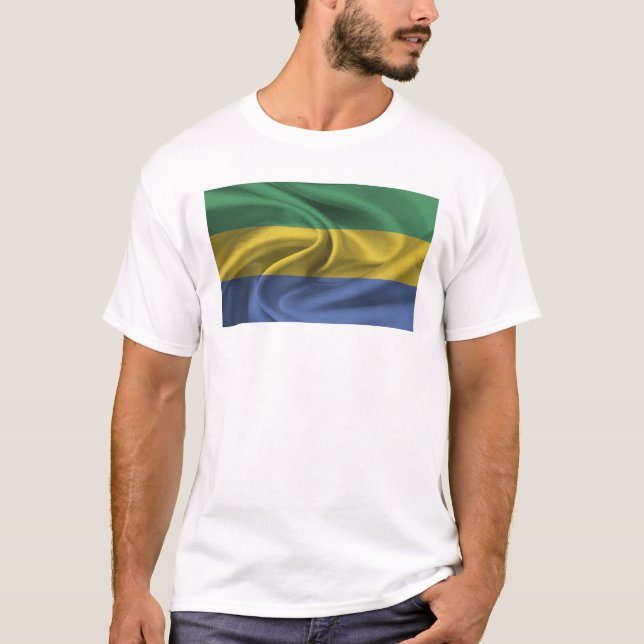 Flag Of Gabon T-Shirt (Front)