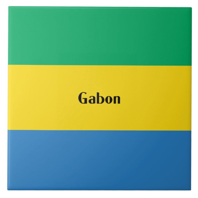 Flag of Gabon Tile (Front)