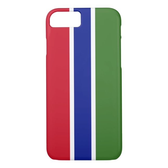 Flag of Gambia Case-Mate iPhone Case (Back)