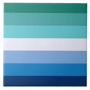 Flag of Gay Men (LGBT Symbol) (Gay Pride) (MLM) ⚣ Tile