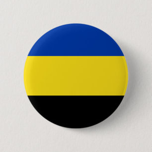 Flag of Gelderland 6 Cm Round Badge